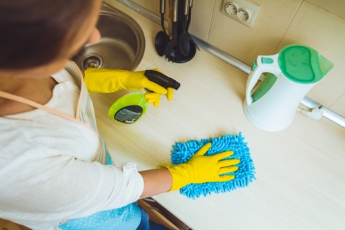 Domestic cleaning service in Ilford for kitchens and living areas
