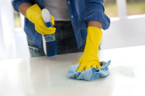 Deep cleaning hard floors in Ilford to remove dirt and restore shine